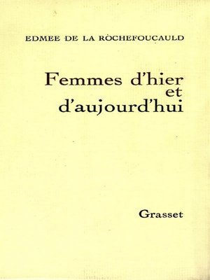 cover image of Femmes d'hier et d'aujourd'hui